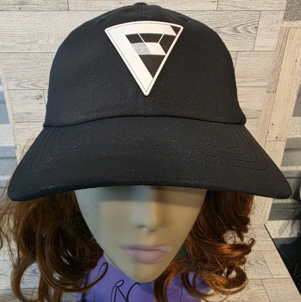 Sleek Black Logo Cap